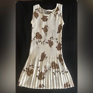 Floral Pleated Dress